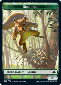 Squirrel // Thopter (026) Double-sided Token [Double Masters Tokens] | All About Games