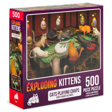 Puzzle: Cats Playing Craps 500pc