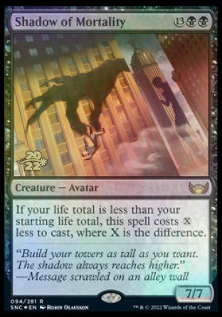 Shadow of Mortality [Streets of New Capenna Prerelease Promos]