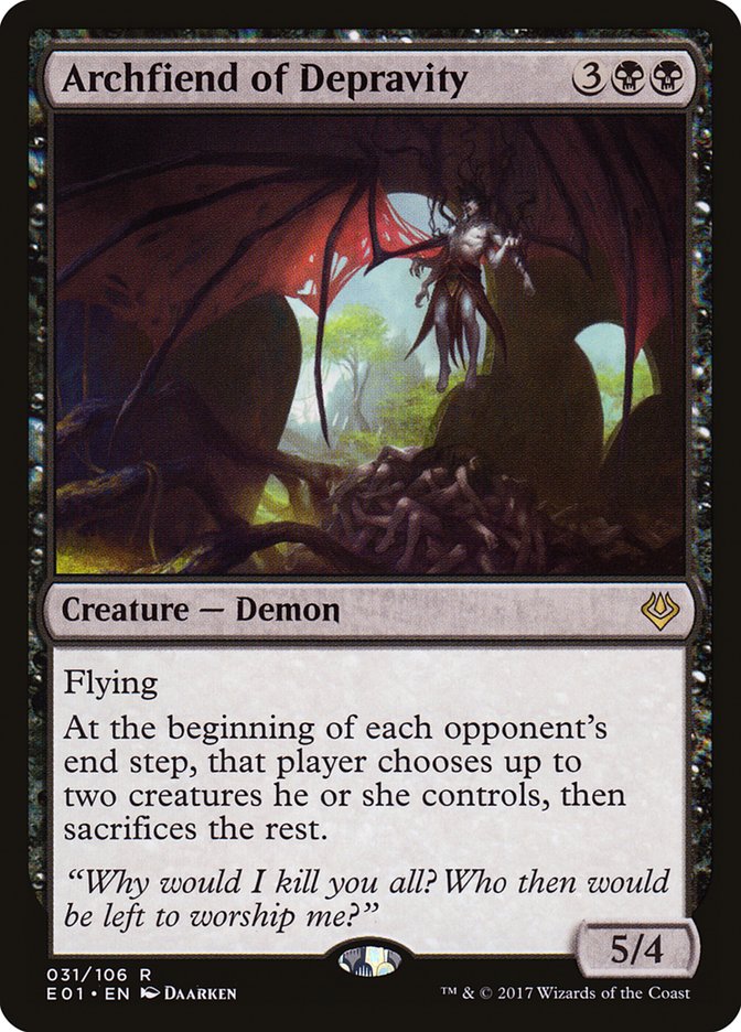 Archfiend of Depravity [Archenemy: Nicol Bolas] | All About Games