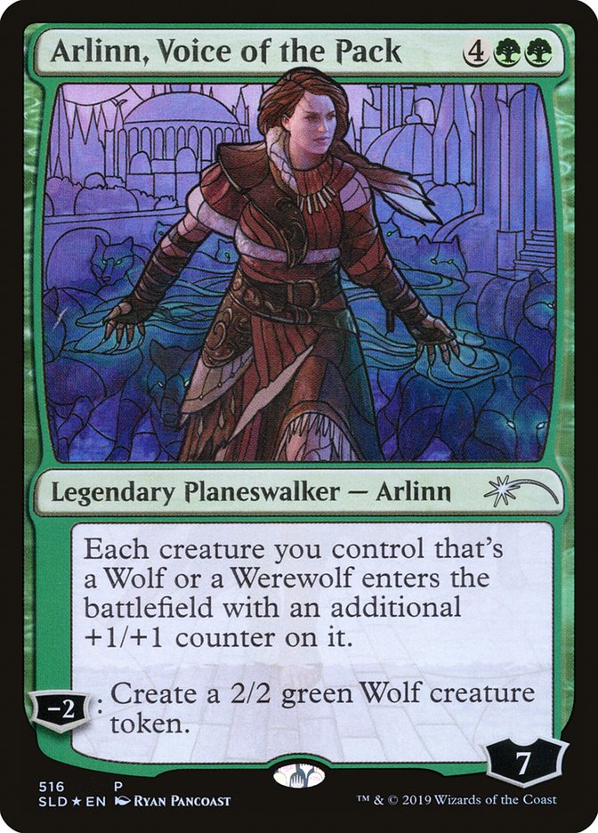 Arlinn, Voice of the Pack (Stained Glass) [Secret Lair Drop Promos] | All About Games