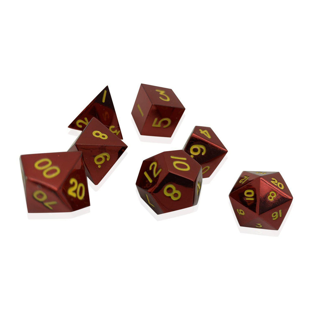 Fireball Alloy 7 Dice Set