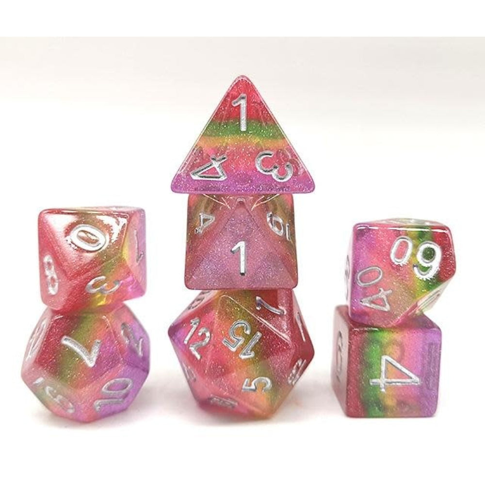 Pastel Lollipop RPG Dice Set