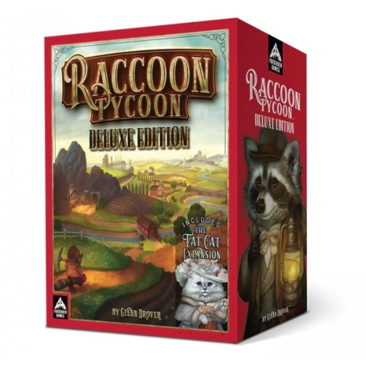 Raccoon Tycoon: Fat Cat Base Game & Expansion Deluxe