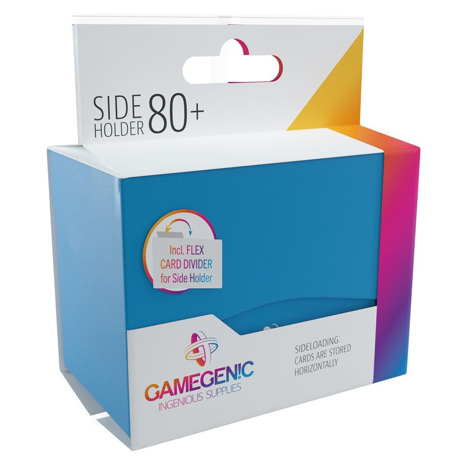 Side Holder 80+ Card Deck Box: Blue