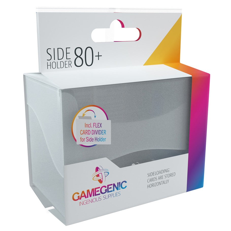 Side Holder 80+ Card Deck Box: Clear