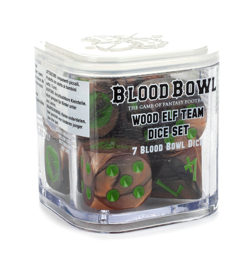 Blood Bowl Wood Elf Team Dice Set
