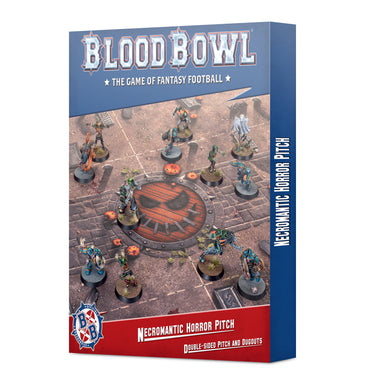 Blood Bowl Necromantic Horror Pitch and Dugout
