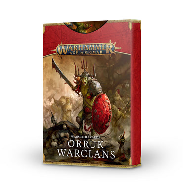 Age of Sigmar Warscroll Cards: Orruk Warclans