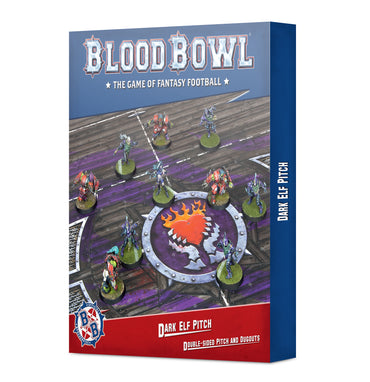 Blood Bowl Dark Elf Pitch & Dugouts