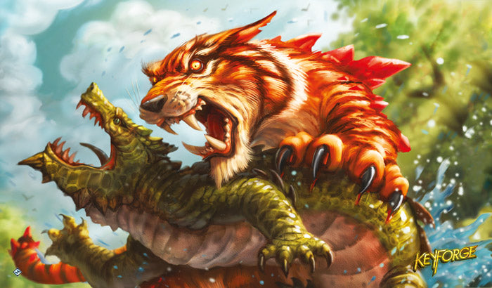 Keyforge Playmat Mighty Tiger