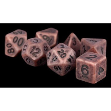 7 COUNT DICE POLY SET: ANCIENT COPPER