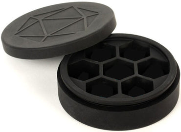 Silicone Round Dice Case: Black