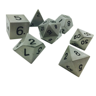 Aged Mithiral Alloy 7 Dice Set