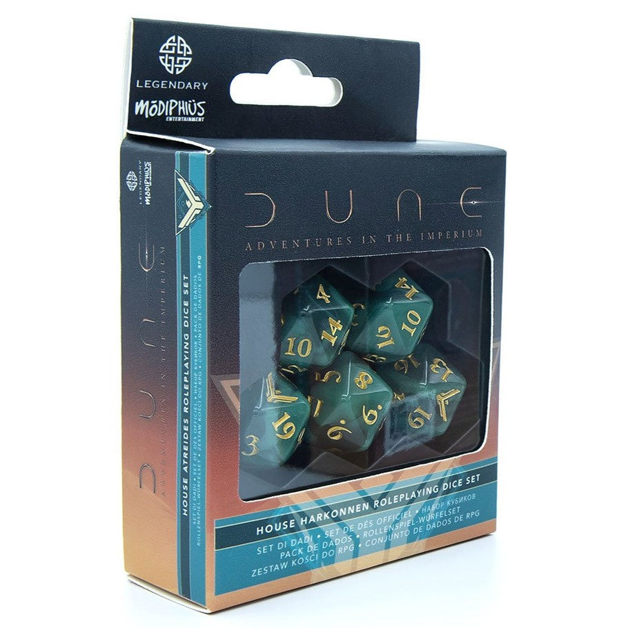 Dune RPG: Dice Set: Atreides