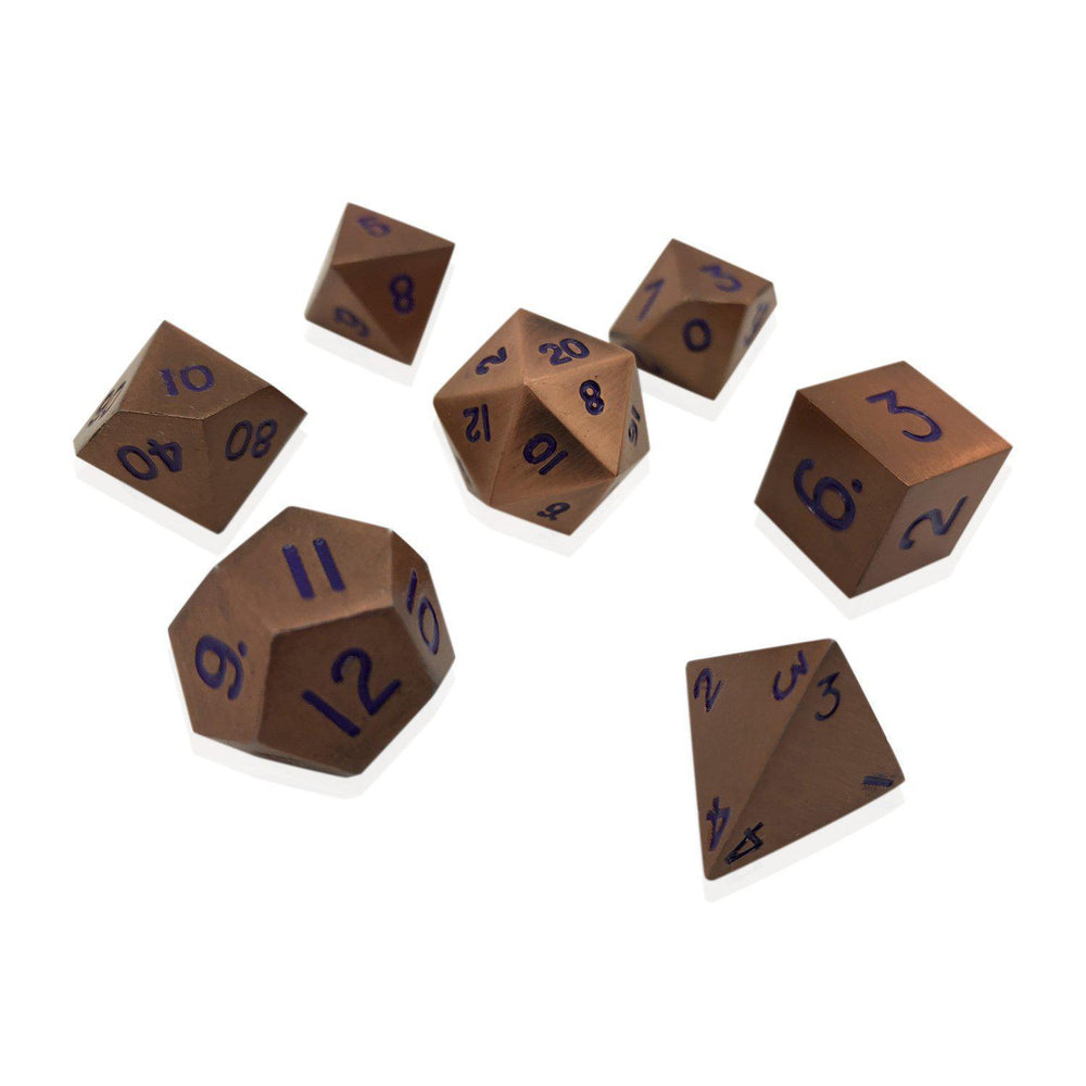 Mystic Copper Alloy 7 Dice Set