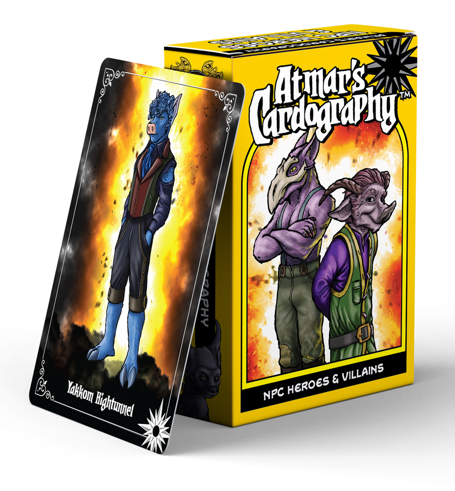 Atmar's Cardography NPC Heroes & Villains