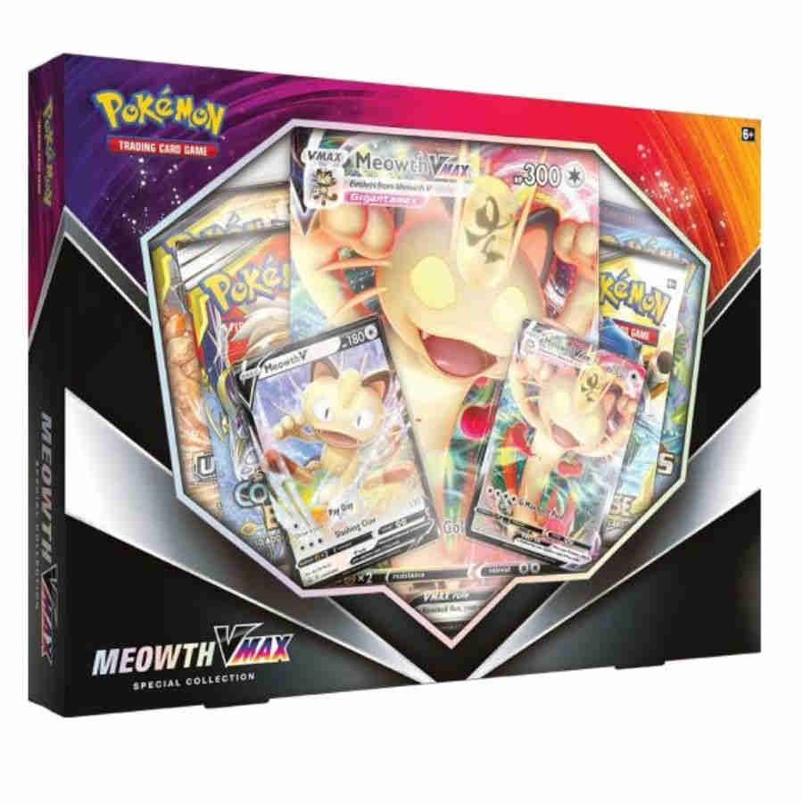 POKEMON TCG: MEOWTH VMAX INTERNATIONAL BOX