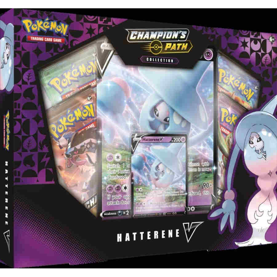 Pokemon TCG: Champion's Path Hatterene V Box