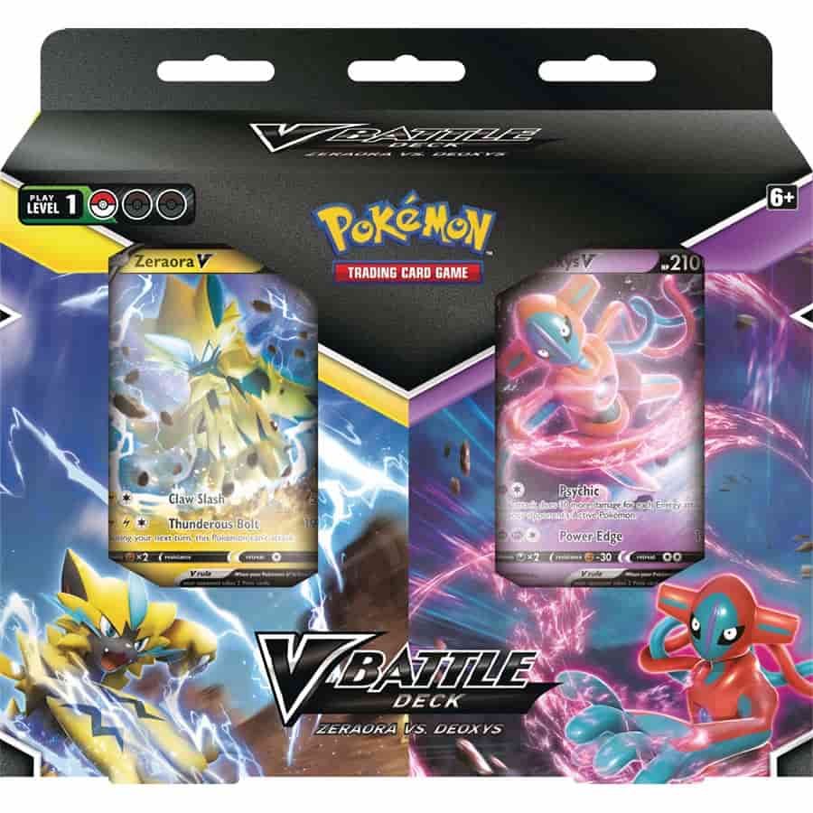 POKEMON TCG: V BATTLE DECK BUNDLE: ZERAORA VS DEOXYS