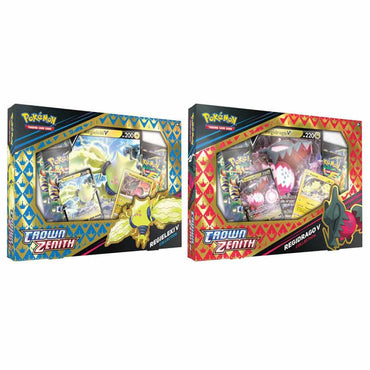 POKEMON TCG: CROWN ZENITH: REGIELEKI V AND REGIDRAGO V COLLECTION BOX