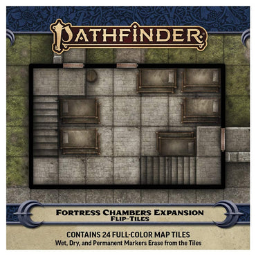 Pathfinder 2E: Flip Mat: Fortress Chambers Exp