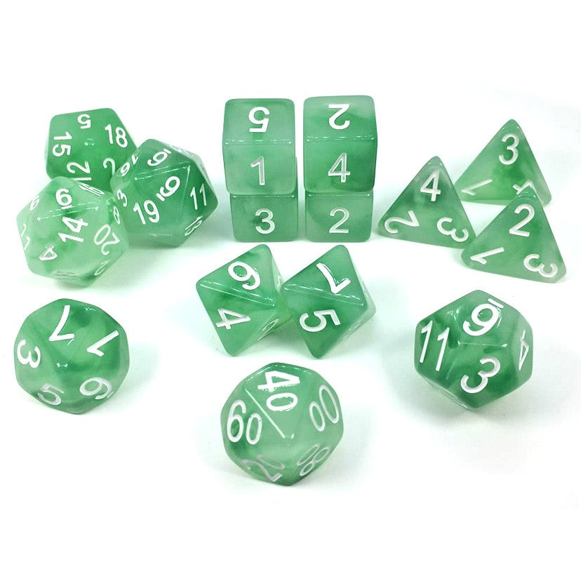 SET OF 15 DICE: Dryad's Grove