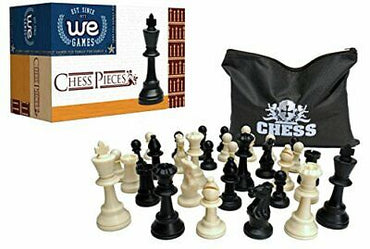 Double Weight Plastic Chessmen 3 3/4