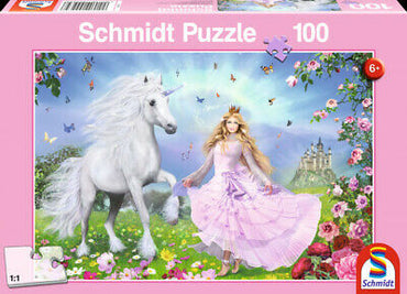 Puzzle: Child 100 Princess Of Unicorns