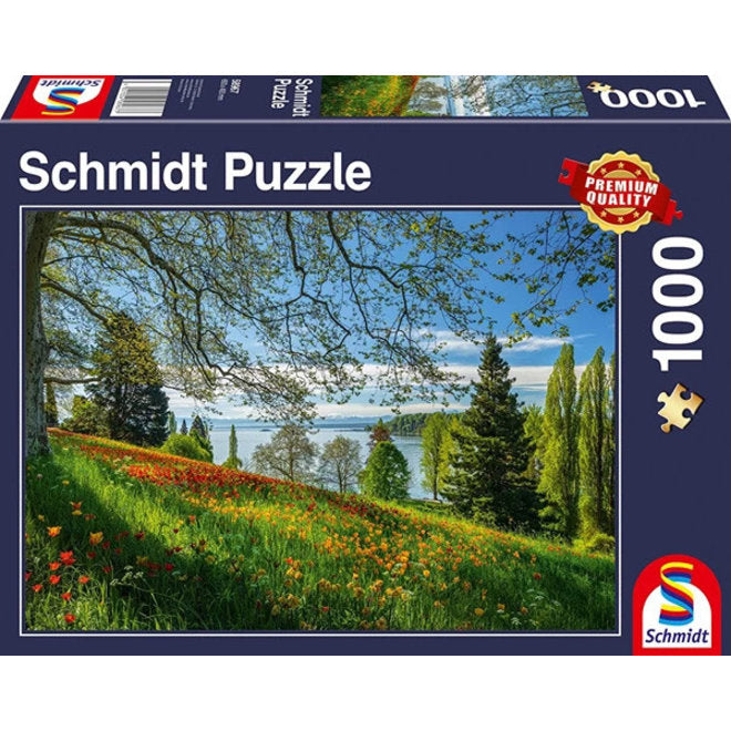 1000 Piece Tulips Flowering, Fruhlingsalle, Mainau Island