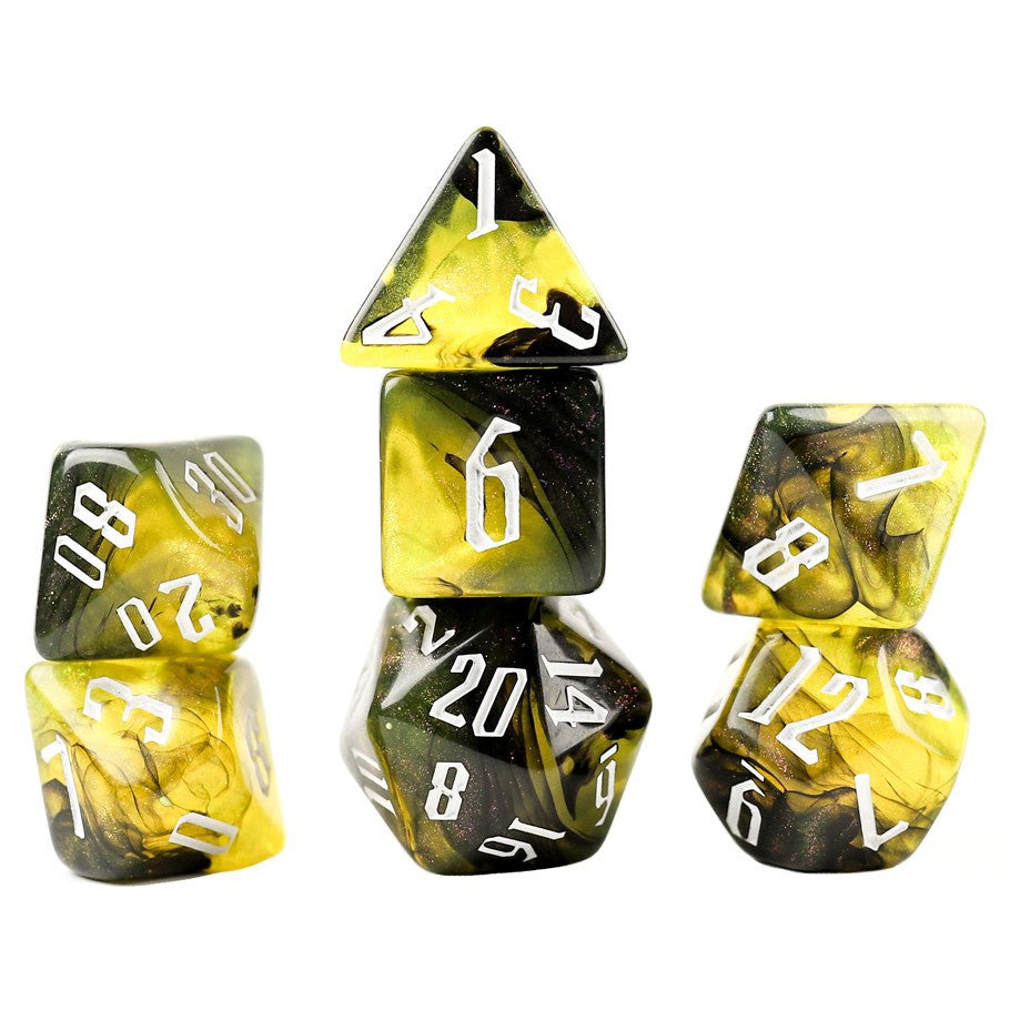 RPG Dice 7-Set Poison Nebula