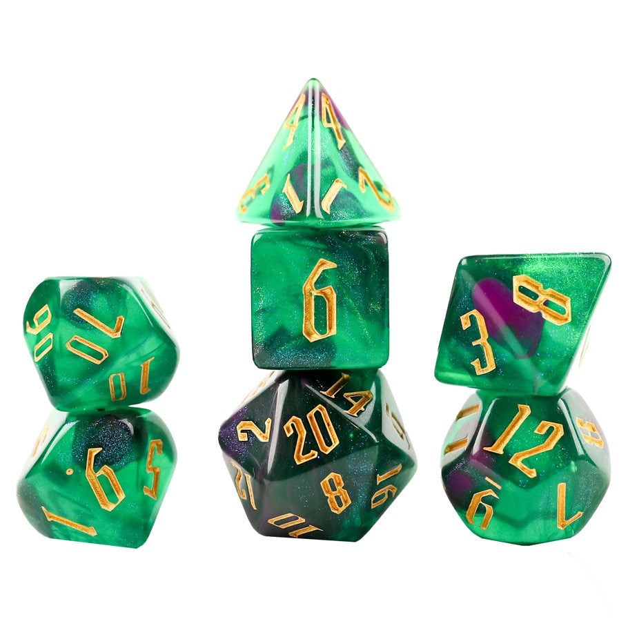 RPG Dice 7-Set Skybox Nebula