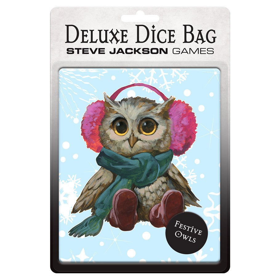 Delux Dice Bag: Festive Owls