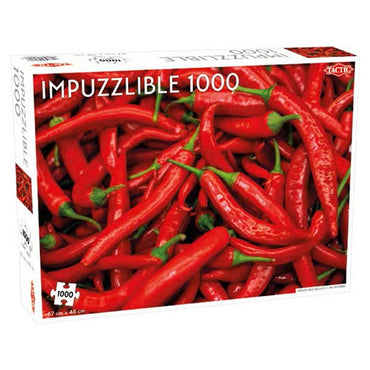 Puzzle: Impuzzlible Chili Peppers 1000pcs