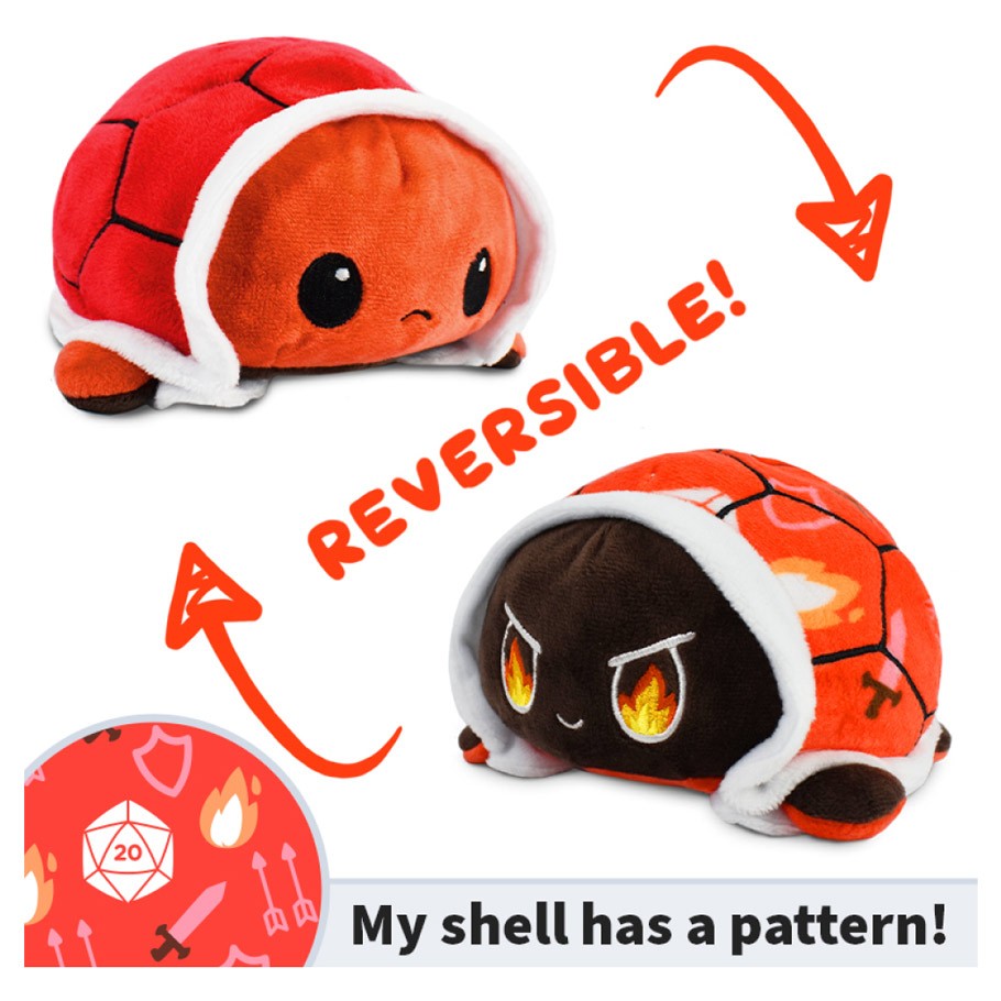 Reversible Turtle Mini Plush: Games