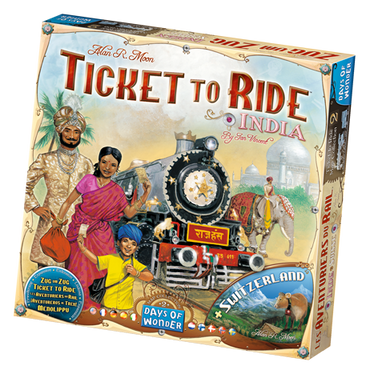Ticket to Ride India & Switzerland Expansion
