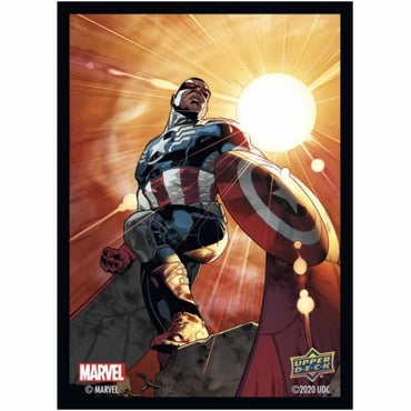 MARVEL CARD SLEEVES: CAPTAIN AMERICA SAM WILSON (65CT)