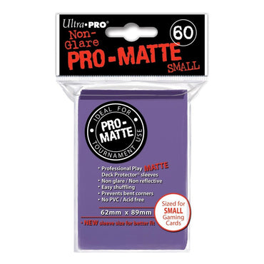 60ct Pro-Matte Purple Small Deck Protectors
