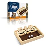 WOOD SHUT THE BOX GAME - 9 NUMBERS