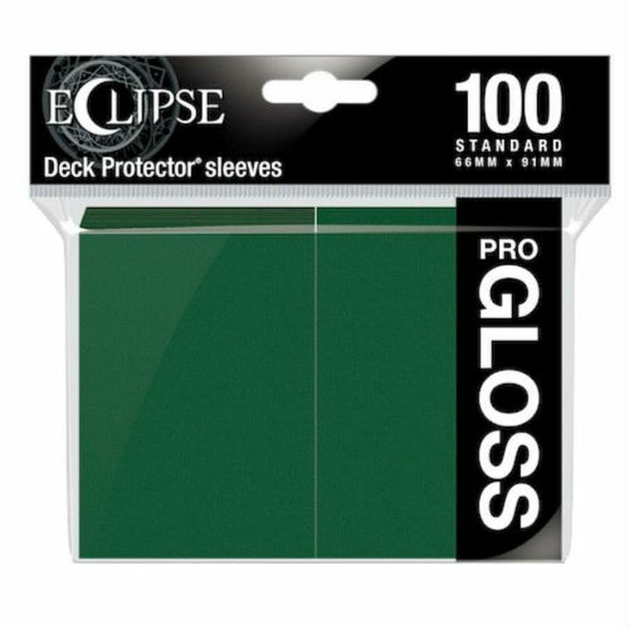 Eclipse Gloss Standard Sleeves: Forest Green (100ct) | All About Games
