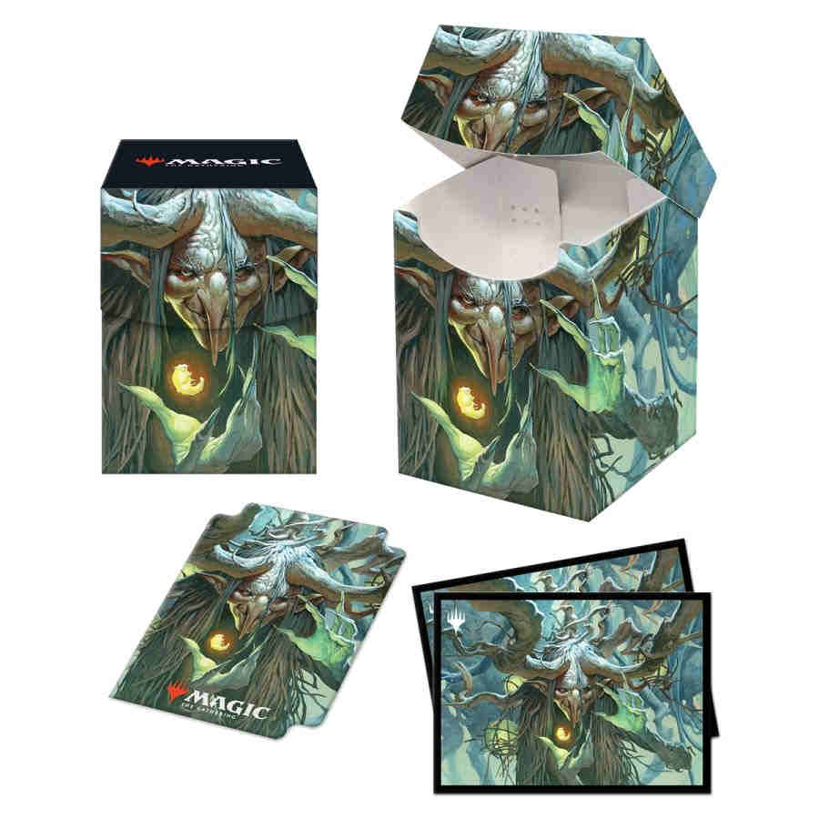ULTRA PRO: MAGIC THE GATHERING PRO 100+ DECK BOX AND 100CT SLEEVES: STRIXHAVEN COMMANDER COMBO V3 (WITHERBLOOM)