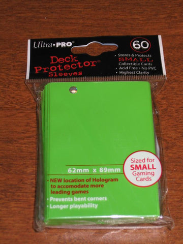 Pro-Matte Small Size Deck Protector: Lime Green