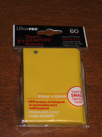 Pro-Matte Small Size Deck Protector: Yellow