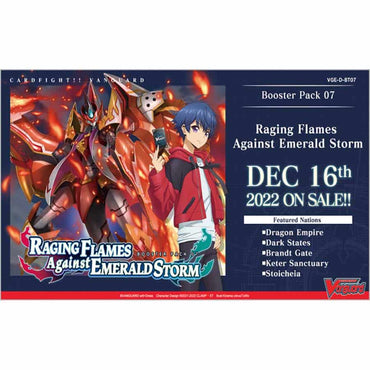 Cardfight!! Vanguard Overdress: Booster: BT07 Raging Flames Against Emerald Storm