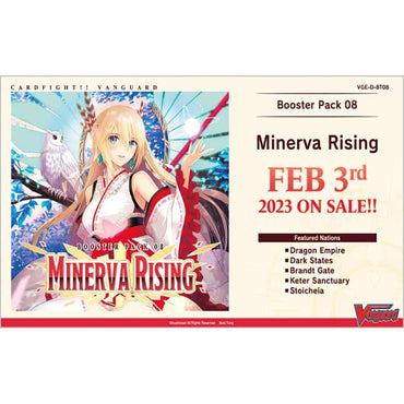 CARDFIGHT!! VANGUARD OVERDRESS: BOOSTER: BT08 MINERVA RISING