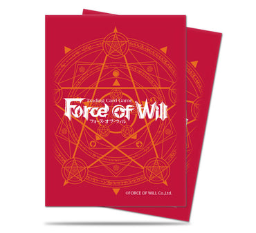 Force of Wil:l Red Deck Protector Sleeves - Card Back